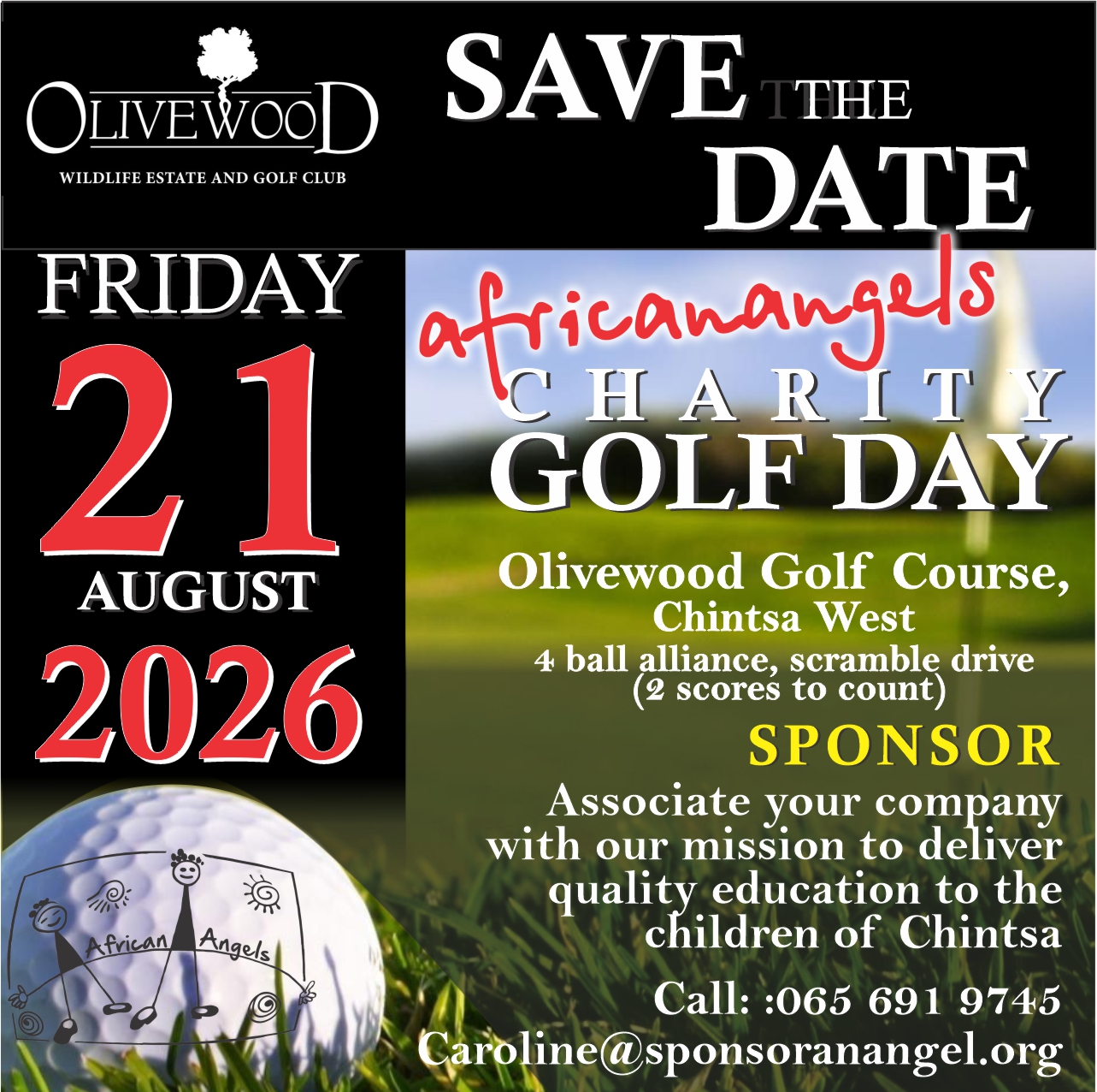 African Angels School Charity Golf Day